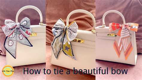 how to tie a twilly on a bag|what is a twilly on a handbag.